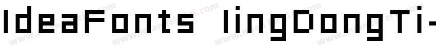 IdeaFonts IingDongTi字体转换